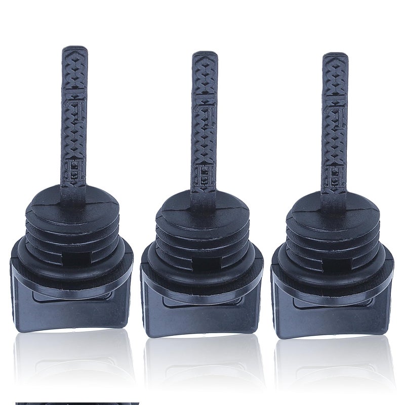 Adefol 3 Pack Oil Filler Dipstick for Honda GX160 GX200 GX120 GX140 GX110 Engine Generator Lawnmower 15600-ZE1-003, ADEFOL Oil Filler Cap Compatible with Stens 125-692 - Image 1
